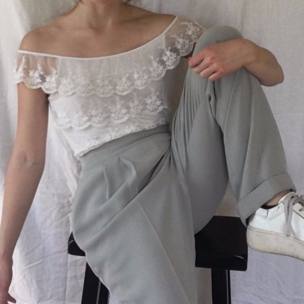 XXI off-shoulder lace top